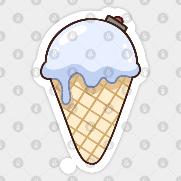 BTS army bomb ice cream Sticker by Oricca